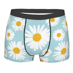 Calzoncillos Margarita Flor Manzanilla Bragas De Algodón Pantalones Cortos Boxer Calzoncillos Ropa Interior De Hombre Estampado