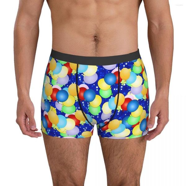 Sous-vêtements danse ballon sous-vêtements imprimé coloré hommes personnalisé bricolage élastique Boxer Shorts haute qualité slips grande taille