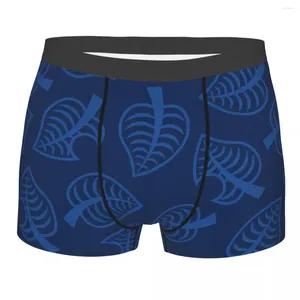 Caleçon Bleu Foncé Nook Téléphone Inspiré Design Animal Crossing Breathbale Culotte Sous-Vêtements Pour Hommes Confortable Short Boxer Brief