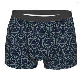 Onderbroek DND Game 20 Sided Gaming Die patroonontwerp katoen slipjes mannelijke ondergoed ventilatie shorts boxer briefs