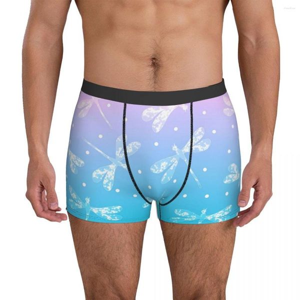 Caleçon libellule sous-vêtements motif de conception abstraite Boxershorts hommes culottes confortable Boxer bref cadeau