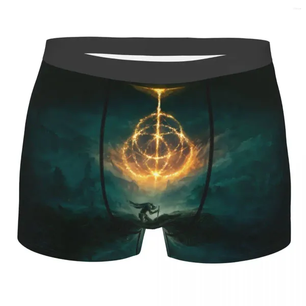 Calzoncillos Elden Ring Game Logo Homme Bragas Hombre Ropa interior Sexy Shorts Boxer Briefs