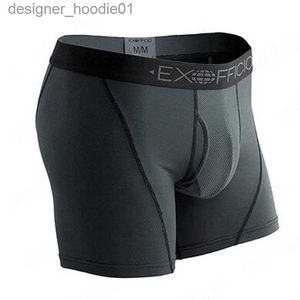 Sous-vêtements Livraison gratuite Exofficio Men's Give-N-Go Sport Mesh 6 pouces Boxer Brief Style ~ Sous-vêtements pour hommes à séchage rapide USA Taille S-XL L230915