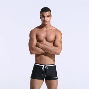 Sous-pants Fashion Men's Trunks Shorts nage de natation Pantalons de maillot de bain sous-vêtements Soft Boxer de l'homme
