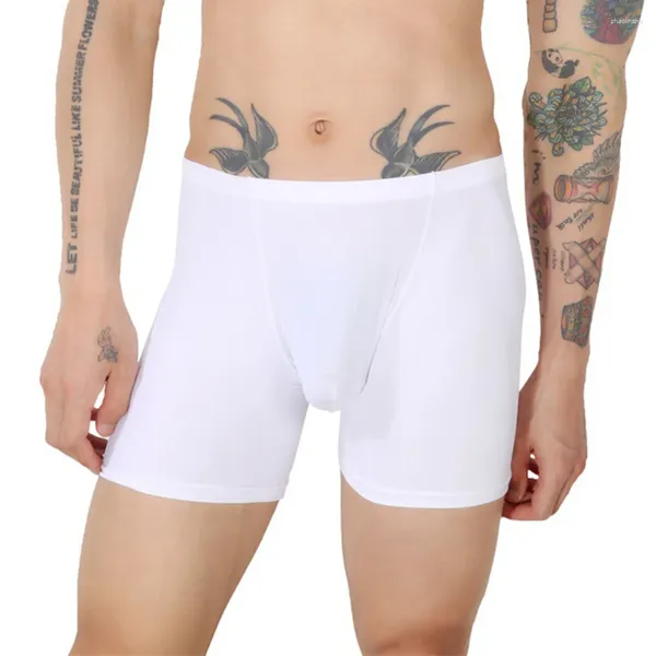 Sous-pants mode élégante vocation de vacances quotidiens shorts sous-vêtements boxer bref lingerie mens pochette sexy basse taille