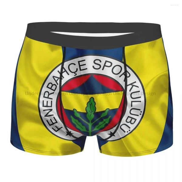 Calzoncillos Fenerbahce Bandera Nacional Homme Bragas Ropa Interior para Hombres Ventilar Pantalones Cortos Boxer Briefs