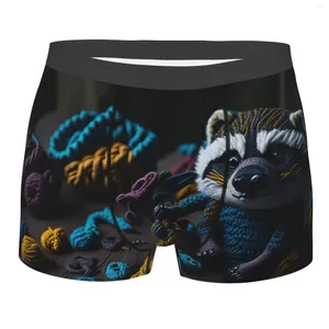 Diversión de calzoncillos - lindas mascotas de punto vintage homme bragas para hombres cortos de ropa interior boxeador de boxeadores de un hombre regalo de cumpleaños de un hombre