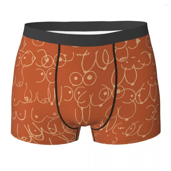 Sous-pants drôles boxer en terre cuite en terre cuite