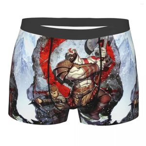 Sous-vêtements God of War Kratos Warrior Sous-vêtements pour hommes Boxer Slips Shorts Humour Soft pour homme