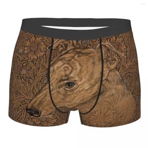 Onderbroek Greyhound Patroon Boxer Shorts Voor Homme 3D Print Whippet Sihthound Hond Ondergoed Slipje Slips Breathbale