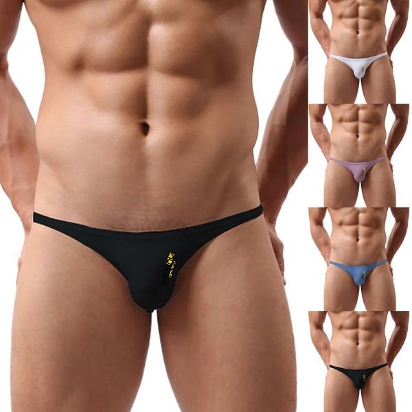 Sous-vêtements H Hommes Sous-vêtements Triangle Taille basse Sexy U Sac Sac Hommes Petits Hommes Trunk Rouge MenUnderpants