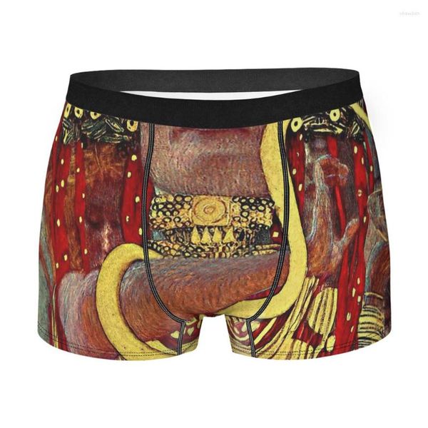 Caleçon Hygieia 1907 Hommes Boxer Briefs Gustav Klimt Sous-Vêtements Hautement Respirants Top Qualité Impression Shorts Idée Cadeau