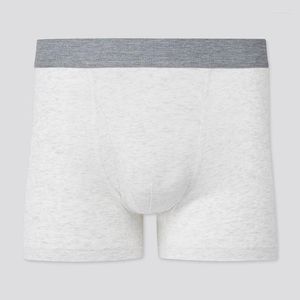 Onderbroek ICOOL Sexy Heren SUPIMA KATOEN Wit Zwart Grijs Effen Kleur Ondergoed Boxer Shorts Mid-Taille Gay