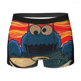 Caleçon Illustration Huile D'Une Photo Graffiti Homme Culotte Homme Sous-Vêtements Short Sexy Boxer Briefs