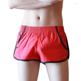 Onderbroek IYUNYI Mannen Ondergoed Boxer Shorts Mode Katoen Thuis U Bolle Pouch Casual Trunks Boxers