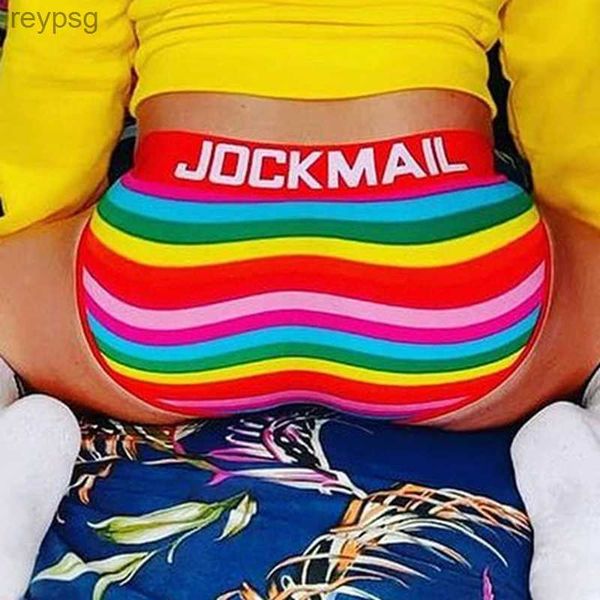 JOCKMAIL Bikini slip hommes Sexy sous-vêtements coton Cuecas Masculinas Gay caleçon Calzoncillo Hombre Slips homme culotte Jockstrap YQ240214