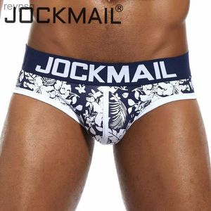 JOCKMAIL marque taille basse Sexy hommes sous-vêtements slips Gay pénis poche Wonderjock Bikini brève culotte homme vêtements de nuit coton YQ240214
