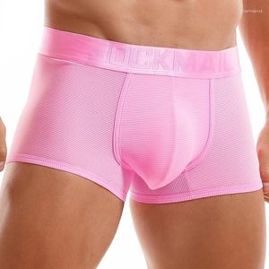 Sous-vêtements JOCKMAIL Boxer sous-vêtements pour hommes Trunks Mesh Cuecas Hombre Boxers sexy Slips Gay Men's Culottes Calzoncillos Shorts Homme