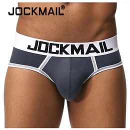Sous-vêtements Jockmail Hommes Sous-vêtements Boxers Shorts Homme Culotte Homme Solide Antibactérien Latex 3D Poche Mâle Cueca Calzoncill