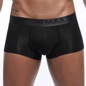 Sous-pants jockmail shorts pour hommes sous-vêtements softs cuecas boxers modal sexy mener plus taille xxl