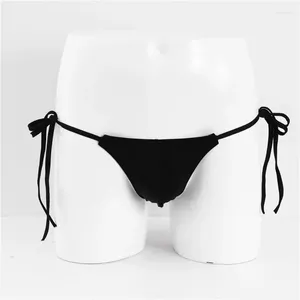 Onderbroek jockstrap heren string bikini ondergoed lage taille side tie zwempak sissy jock strap tanga slip briefs