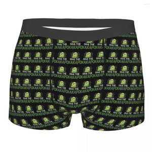 Onderbroek Kakapo Papegaai Kaka Po Strigops Habroptila Vogel Vogels Katoenen Slipje Man Ondergoed Print Shorts Boxer Briefs