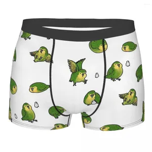 Calzoncillos Kakapo Parrot Kaka Po Strigops Habroptila Bird Birds Happy Homme bragas hombre ropa interior ventilar pantalones cortos Boxer Briefs