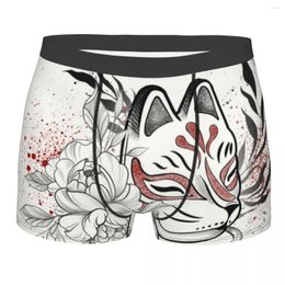 Onderbroek Kitsune - Boxer shorts Men 3d print mannelijke rek Japanse ondergoed slipjes -slip