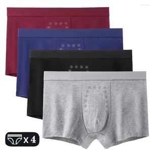 Sous-vêtements L-8XL Boxer Shorts Hommes Culotte Coton Respirant U Convexe Mâle Sexy Boxershorts Doux Plus Taille