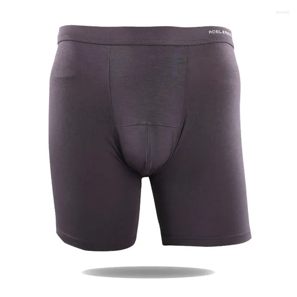 Calzoncillos de gran tamaño xl-7xl shorts boxer para hombres calzones modales hombre bragas sexy bolsas sólidas sin aliento