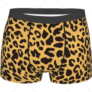 Onderbroeken Luipaardprint Heren Grappig ondergoed Boxershorts Lichte elasticiteit Mannelijke shorts Nieuwigheid Stijlvol cadeau voor mannen Jongens