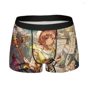 Mutande Lisa seduta sulle scale Boxer da uomo Atelier Ryza Gioco di ruolo Biancheria intima altamente traspirante Pantaloncini con stampa di alta qualità