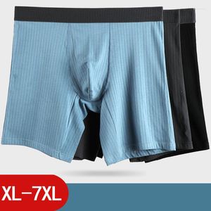 Caleçon Long Boxers Hommes Sous-Vêtements Coton Respirant Jambe Culotte Pour Sexy Shorts Homme