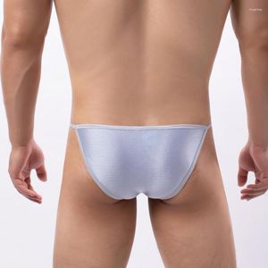 Slip taille basse hommes slips hommes sous-vêtement bikini Nylon Gay Sexy Jockstrap G-string Shorts HT077