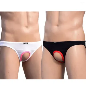 Sous-pants m-xxl ouverts entre hommes entre sous-vêtements érotiques burse sexy pénis bikini trou gay hole