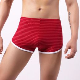 Caleçon homme Boxer pantalon mode Boxershorts respirant hommes sous-vêtements Sexy Shorts sans couture Ropa intérieur Sexi Para Hombre