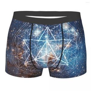 Caleçon Homme Cool Merkaba En Fleur De Vie Sous-Vêtements Boxer Briefs Hommes Soft Shorts