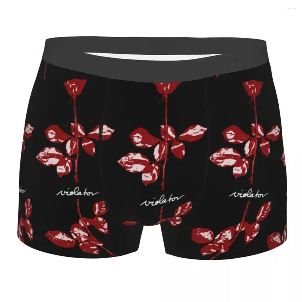 Sous-vêtements Mode masculine Depeches Cool Mode sous-vêtements musique Boxer slips respirant Shorts culottes