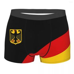 Onderbroek mannelijke mode Duitse vlag ondergoed ondergoed wapenschild Duitsland bokser slijsten strekken shorts slipje