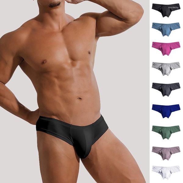 Calzoncillos para hombre, ropa interior Sexy para hombre, suspensorio deportivo, Tanga, calzoncillos tipo bóxer, ropa interior suave y sólida, pantalones cortos