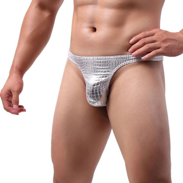 Slip homme Sexy renflement pénis poche sous-vêtements large taille ceinture mince hommes U convexe string slips Gay 2023