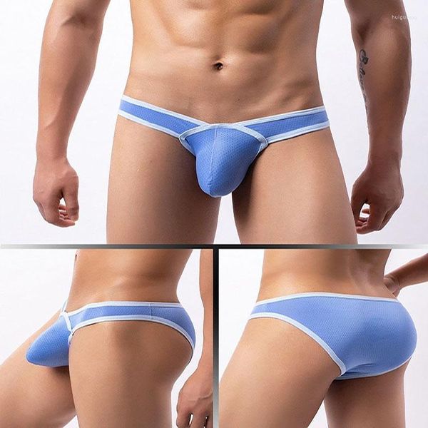 Slip Homme Super Bulge Pouch Boxers Modal Respirant Sexy Lingerie Été Élastique U-Convex Sous-Vêtements Gros Pénis Gay Améliorer