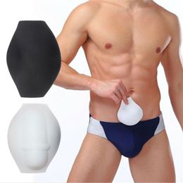 Onderbroek mans 3d gevoerde versterker bikini korte man spons zakje push up cup bulge pads mannen verbeteren voorlifter verwijderbare padunderpants u