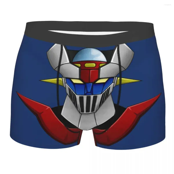 Calzoncillos MAZINGER Z 7 Hombres Ropa interior Boxer Calzoncillos Pantalones cortos Bragas Sexy Suave para hombre