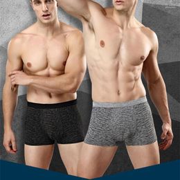 Onderbroek heren bokser gezondheid bamboe vezel mannen ondergoed ademen hoge kwaliteit van grote maten comfortabele elastische elastiek voor mannelijk