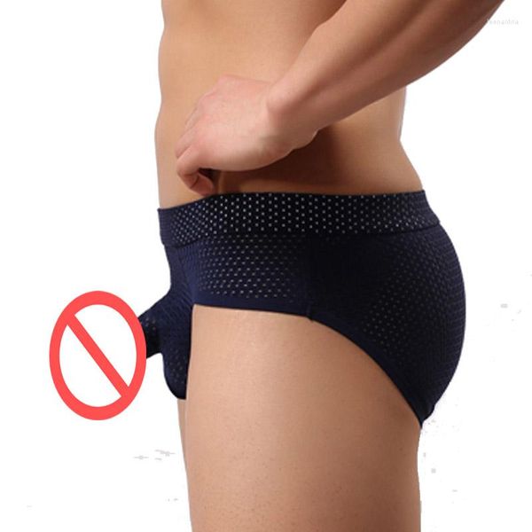 Caleçons hommes slips marque sous-vêtements hommes culottes hommes Sexy maille éléphant nez Shorts respirant taille basse tronc Jockstrap Bikini