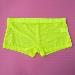 Onderbroek heren mode grappige lingerie uit één stuk licht transparante sexy ondergoed boksers shorts sissy comfortabel zweet-absorberen