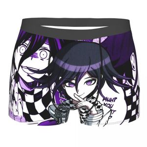 Onderbroek heren slipje kokichi ouma print mannen bokser ondergoed katoen mannelijk danganronpa v3 ultra wanhoop meisjes anime groot formaat veel zacht