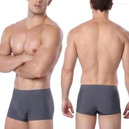 Unterhose Herren Seamless Anti-Shrink Quick Dry Herren Höschen seidig zum Schlafen