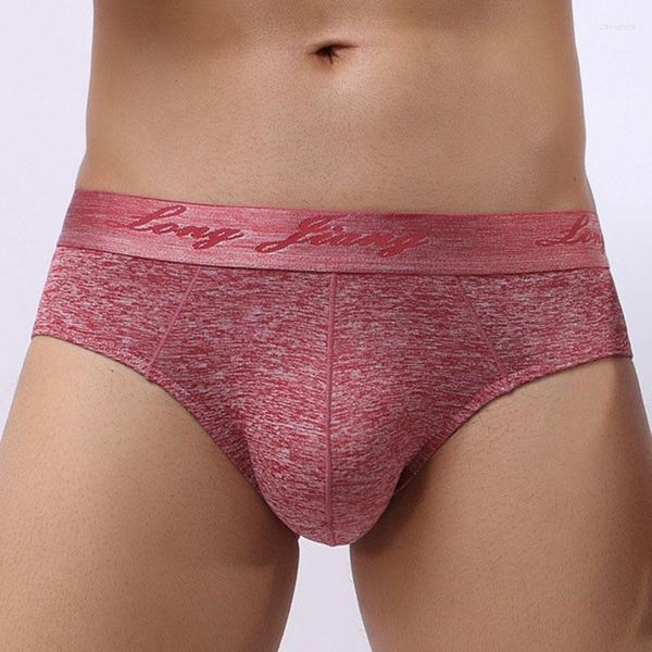 Caleçon homme Sexy U poche convexe slip confortable respirant sexe coq sous-vêtement élastique homme culotte